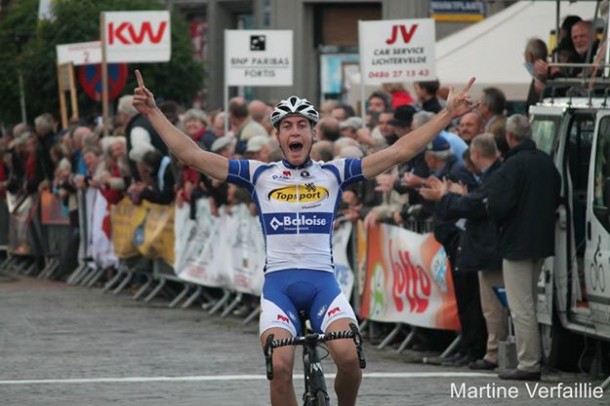 Paris Tours: Jelle Wallays devant Thomas Voeckler 7 Jelle Wallays remporte Paris Tours (Photo Archive Martine Verfaillie)