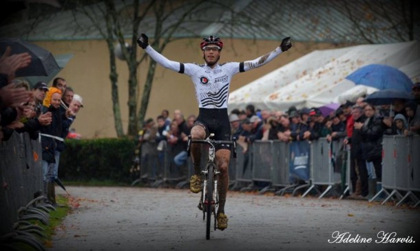 Ivan Gicquiau est vraiment l'homme en forme du cyclo-cross Breton (photo Archive Adeline Harvis) 