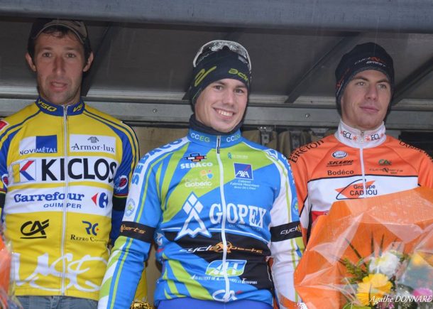 Quimperlé : Yann Le Quéau en costaud 8 Le podium hommes Photo Agathe Donnard