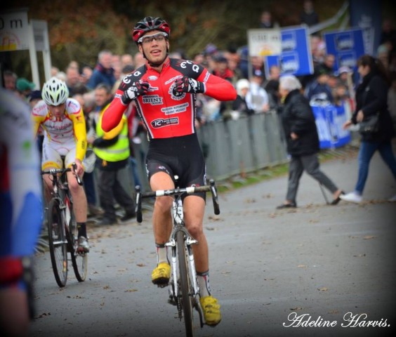 Ivan Gicquiau (EC Quéven) champion de Bretagne espoirs (photo Adeline Harvis) 