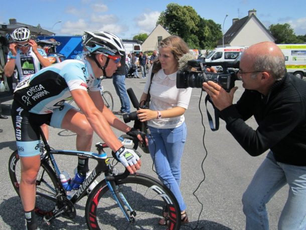 Mathilde L'Azou espère faire de sa passion son métier 8 Le journalisme de terrain reste la passion de Mathilde L'Azou (photo monique L'Azou)
