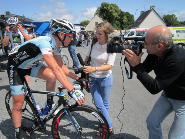 Le journalisme de terrain reste la passion de Mathilde L'Azou (photo monique L'Azou)