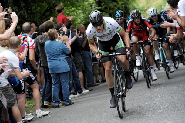 Mark McNally a des ambitions avec Madison Genesis 7 Mark McNally meilleur grimpeur du dernier tour of Britain (photo Tour of Britain)