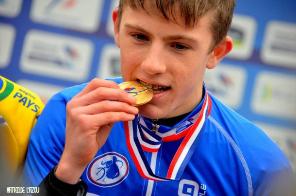 Le Breton Nicolas Guillemin et la Franc-Comtoise Evita Muzic titrés 7 Nicolas Guillermin champion de France (photo Mathilde L'Azou)