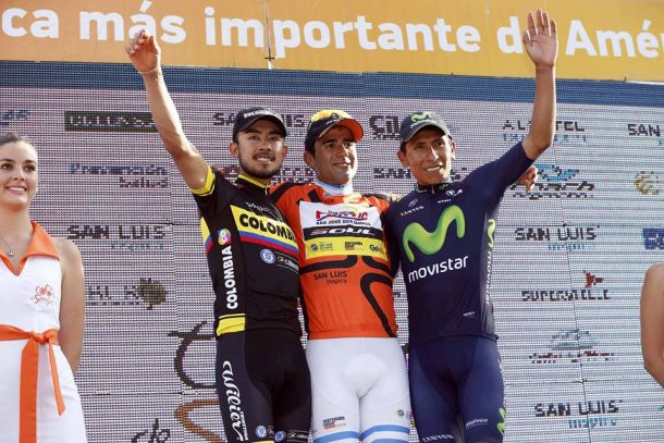 Le podium final (photo Tour de San Luis) 