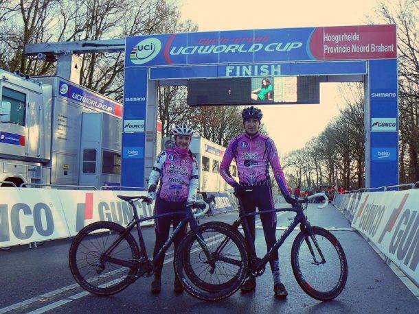 Emeline Gaultier: "A Hoogerheide, j'y vais sans pression" 8 a Hoogerheide avec son entraineur Yoann Corbihan