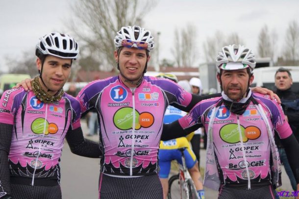 Maxime Le Montagner: "Ce week-end, on y va pour gagner" 9 Une bande d'amis surtout! (pht Mireille Le Montagner)