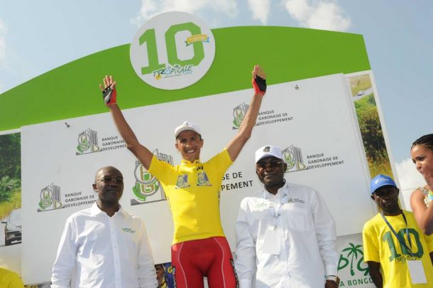 Tropicale Amissa Bongo: Rafaa Chtioui écrase le tour 7 Rafaa Chtioui (Sky dive Dubai) remporte les 2 premières étapes (ph Tropicale Amissa Bongo)