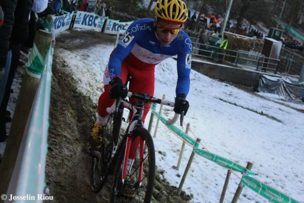 Mondiaux CX espoirs: Michael Vanthourenhout titré, Clément Venturini 4ème 8 Clément Venturini termine 4ème (photo Josselin Riou)