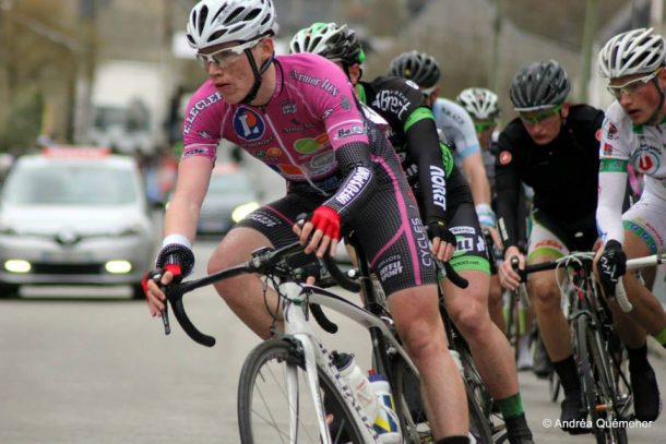 Matthew Teggart et Daniel Stewart avec l'équipe d'Irlande sur la "RAS MUMHAN" 8 Daniel Stewart (Hennebont Cyclisme) pht Andréa Quémener