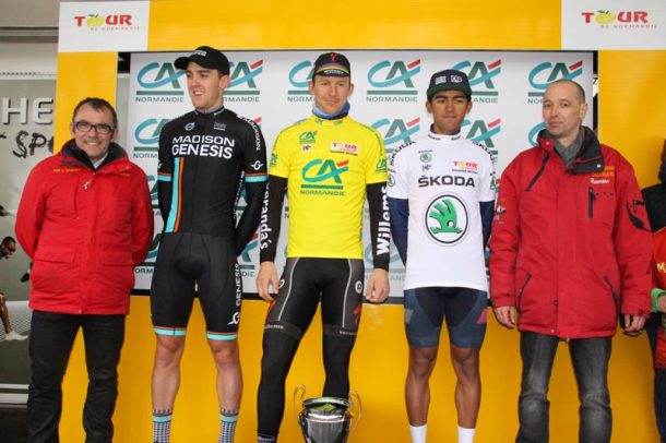 Dimitri Claeys remporte le 35ème tour de Normandie 8 Dimitri Claeys remporte le général devant Alex Peters et Tom Scully