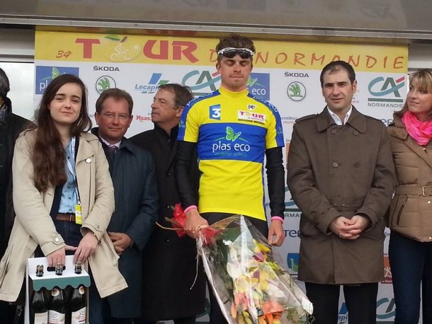 leader à l'issue de la 1ère étape l'année dernière, (pht Tour de Normandie)