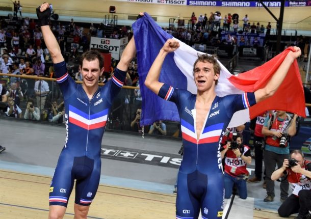 Bryan Coquard: " Je n'oublie pas d'où je viens" 9 Avec Morgan Kneisky, le duo Champion du Monde sur piste