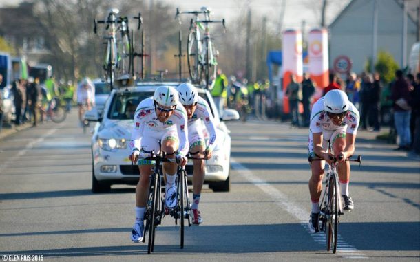 Le Team Pays de Dinan remporte le chrono (pht Elen Rius)