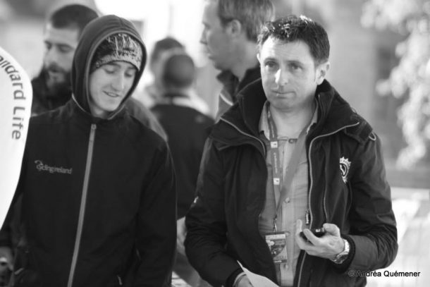 Philip Finegan: "Que nos jeunes soient heureux, c'est le plus important" 6 Philip Finegan aux côtés de Eddie Dunbar lors du Trophée centre Morbihan la saison dernière (pht André Quémener)