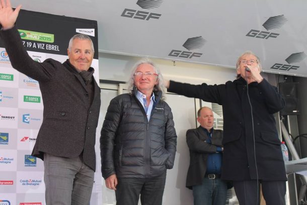 Stephen Roche: " Extraordinaire Tro Bro Léon" 8 Stephen Roche, Jean Paul Mellouet et Daniel Mangeas (pht Be Celt)