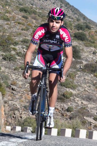Baku Cycling Project veut se montrer sur le 49ème Tour de Bretagne 9 Elgun Alizade , 18 ans, l'un des espoirs Azéris (pht Synergy Baku Cycling Project)