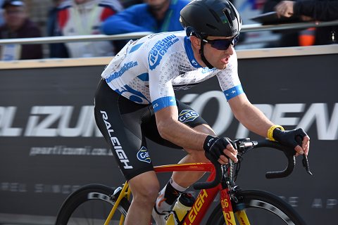 Tours Series: Ed Clancy vainqueur à Peterborough 8 Morgan Kneisky (Raleigh GAC) leader du classement individuel (photo Morgan Kneisky)