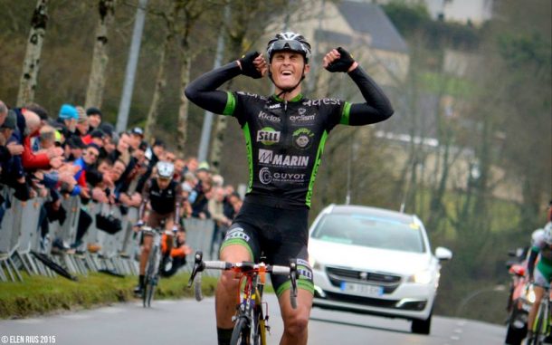 Valentin Madouas, Franck Bonnamour et Caio Godoy Ormenese stagiaires chez Bretagne-Séché Environnement 7 Franck Bonnamour vainqueur sur le GP Gilbert Bousquet