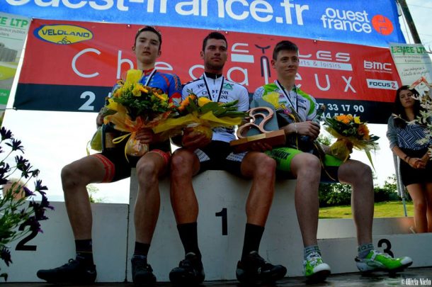 Bretagne de l'avenir: Maxime Deslandes, Florentin Lecamus Lambert et Jean-Baptiste Morin titrés 10 le podium cadets