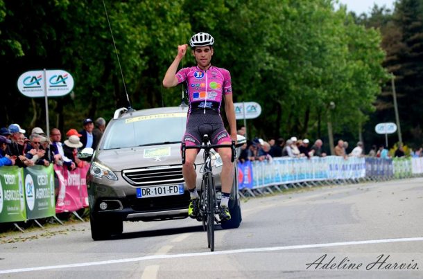 Comme sur le GP de plumelec (photo ci dessus) Nicolas David remporte la 1ère étape du TAM en solitaire