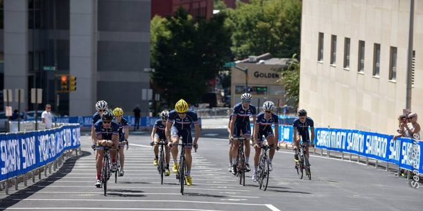 Le Team France en reco sur le circuit de Richmond (photo Sean Rowe)