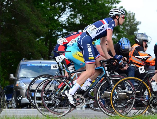 Clément Bétouigt Suire avec le Team France (photo archive Adeline Harvis)