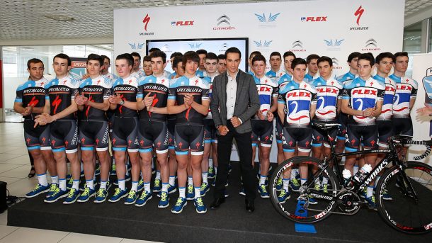 Marin Joublot-Ferré: " Apprendre le métier au sein de la Fundaçion Contador" 11 Alberto Contador avec les espoirs de la "Fundaçion Contador"