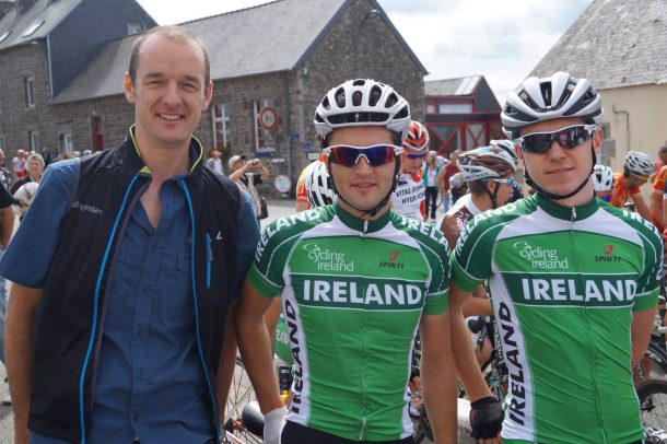 David McCann: "Une carrière remplie de bons souvenirs, d'Irlande via Pontivy aux 4 coins du Monde , " 7 David McCann avec le team Ireland lors du dernier KBE (photo Be Celt)