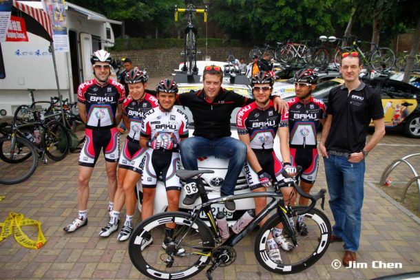 avec le team Baku Cycling Project