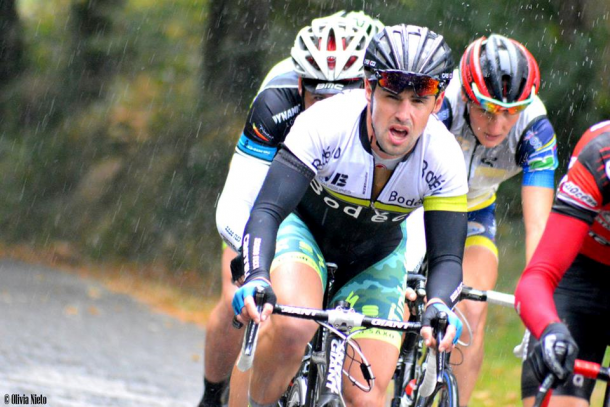 La pluie était de la partie toute la course