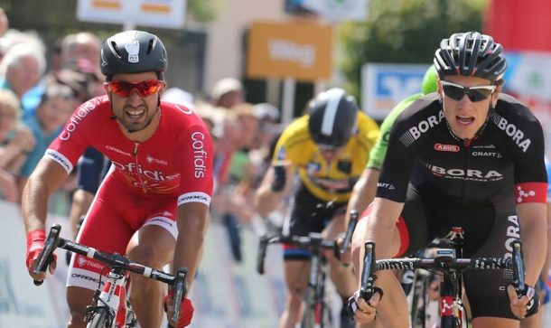 L'Irlandais Sam Bennett s'offre Paris-Bourges devant Nacer Bouhanni 7 Comme sur le Tour de Bavière, Sam Bennett bat Nacer Bouhanni au sprint pour la 4ème fois cette saison