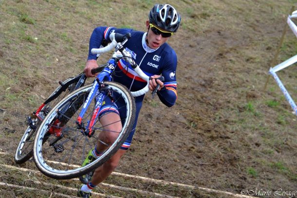Championnat d'Europe de cyclo-cross juniors: Jens Dekker titré, Thomas Bonnet 3ème 7 Thomas Bonnet (photo Marie Lesage)