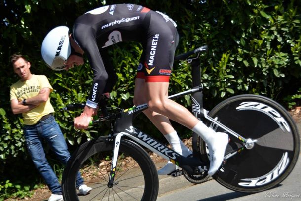 L'Irlandais Michael O'Loughlin rejoint le team Wiggins 8 Sur le Trophée Centre Morbihan dont il remporta le contre la montre. (Photo Coline Briquet)