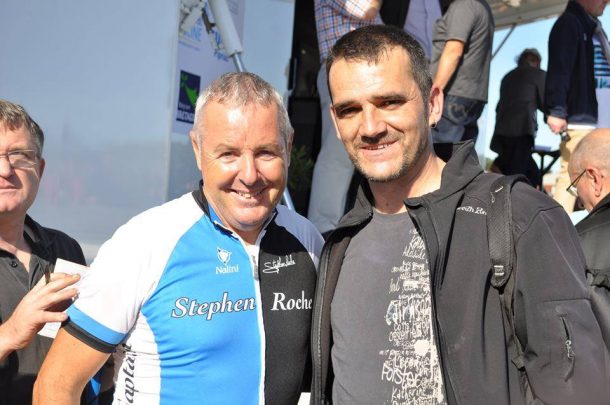 Stephen Roche et Jean Vantalon (Photo Joel Raul)