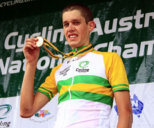 Benjamin Dyball : " Décrocher un podium sur le championnat d'Australie du contre la montre est l'un de mes objectifs" 10 Champion d'Australie espoirs en 2011 (Photo Jarrod Partridge)