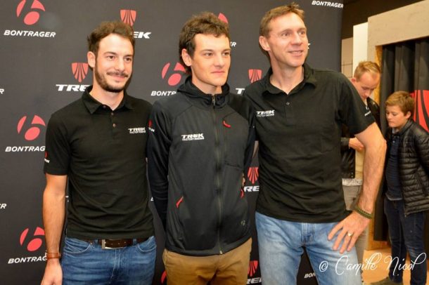 Jens Voigt: La nouvelle odyssée de la Star "Trek" 10 Jens Voigt avec Julien Bernard (Trek Factory Racing) et Jérémy Bescond (Côtes d'Armor) qui sera équipé en Trek
