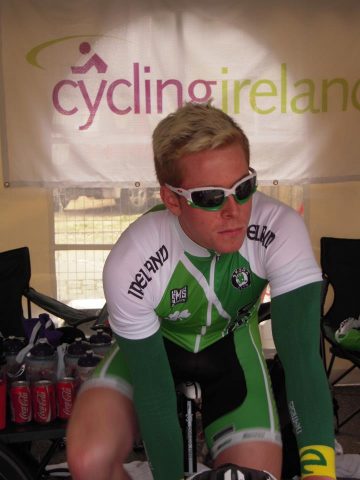 Sous le maillot national Cycling Ireland (Photo Vincent O Connor)