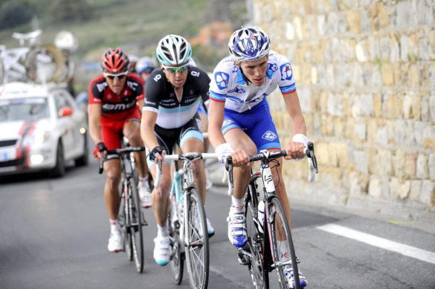 Yoann Offredo: "Never a failure, always a lesson!" 12 La bagarre au pied du Poggio (Photo Sirotti)