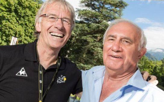 Daniel Mangeas: la voix de l'artiste! 11 Avec un autre monument du Tour Jean Paul Ollivier