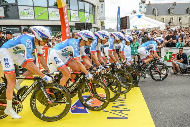 Benoît Vaugrenard, 13 ans sous le signe du trèfle! 11 le contre la montre par équipes en Bretagne (Photo FDJ Nicolas Götz)