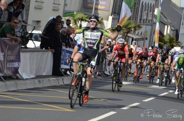 3 jours de Cherbourg: Christophe Noppe au sprint, Dylan Kowalski toujours leader 7 Photo Perrine Sauvey