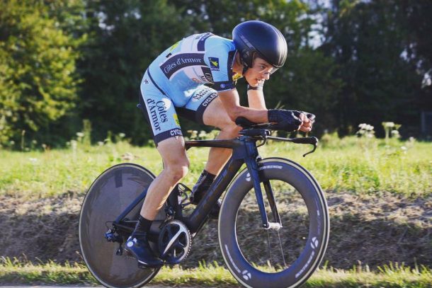Thibault Guernalec survole le championnat de Bretagne du contre la montre 8 tbuti