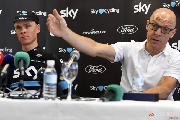 Andorre - France - wielrennen - cycling - radsport - cyclisme - Chris Froome (GBR-Team Sky) - David Brailsford (GBR / Teammanager Team Sky) pictured during the first restday of the 2016 Tour de France in Andorre - photo VK/PN/Cor Vos © 2016