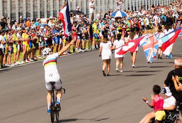 Eric Berthou (Ty Raleigh); " Les 24 h du Mans vélo! Juste énorme de se tirer la bourre sur le circuit Bugatti" " 7 mans 1
