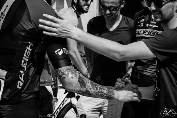 Eric Berthou (Ty Raleigh); " Les 24 h du Mans vélo! Juste énorme de se tirer la bourre sur le circuit Bugatti" " 12 mans 7