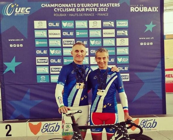 Europe sur piste masters; Bruno Redondo et le team France se sont fait plaisir ! 10 io e1505735471674