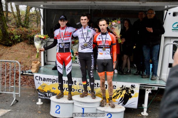 Bretagne; Antoine Huby conserve son titre chez les juniors, Coralie Houdin chez les dames, Enzo Briand chez les cadets 7 trio
