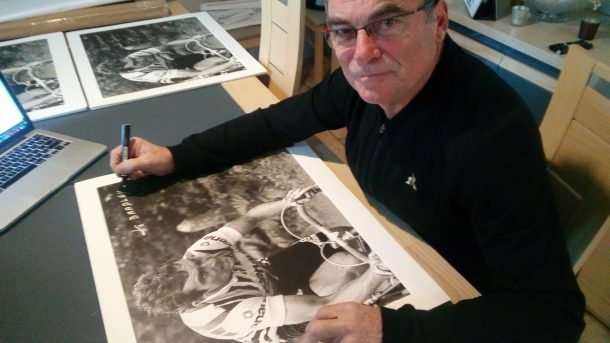 Le beau geste des champions Irlandais et de l'américain Brett Horton à Bernard Hinault pour "Souffles d'espoir contre le cancer" 7 IMG 20191122 091757