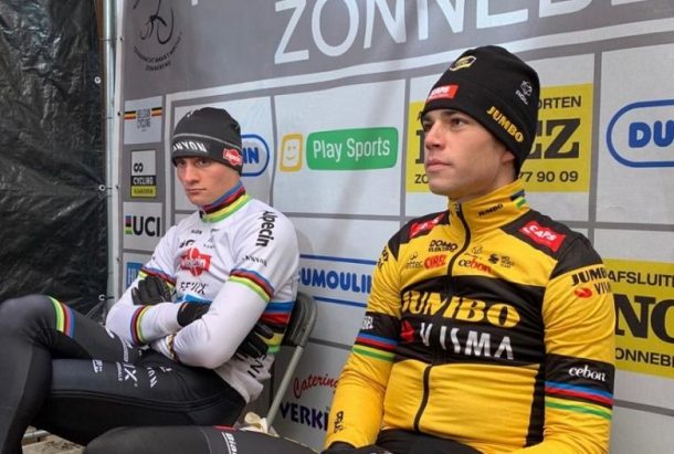 mathieu van der poel au sujet de wout van aert nous nous sommes